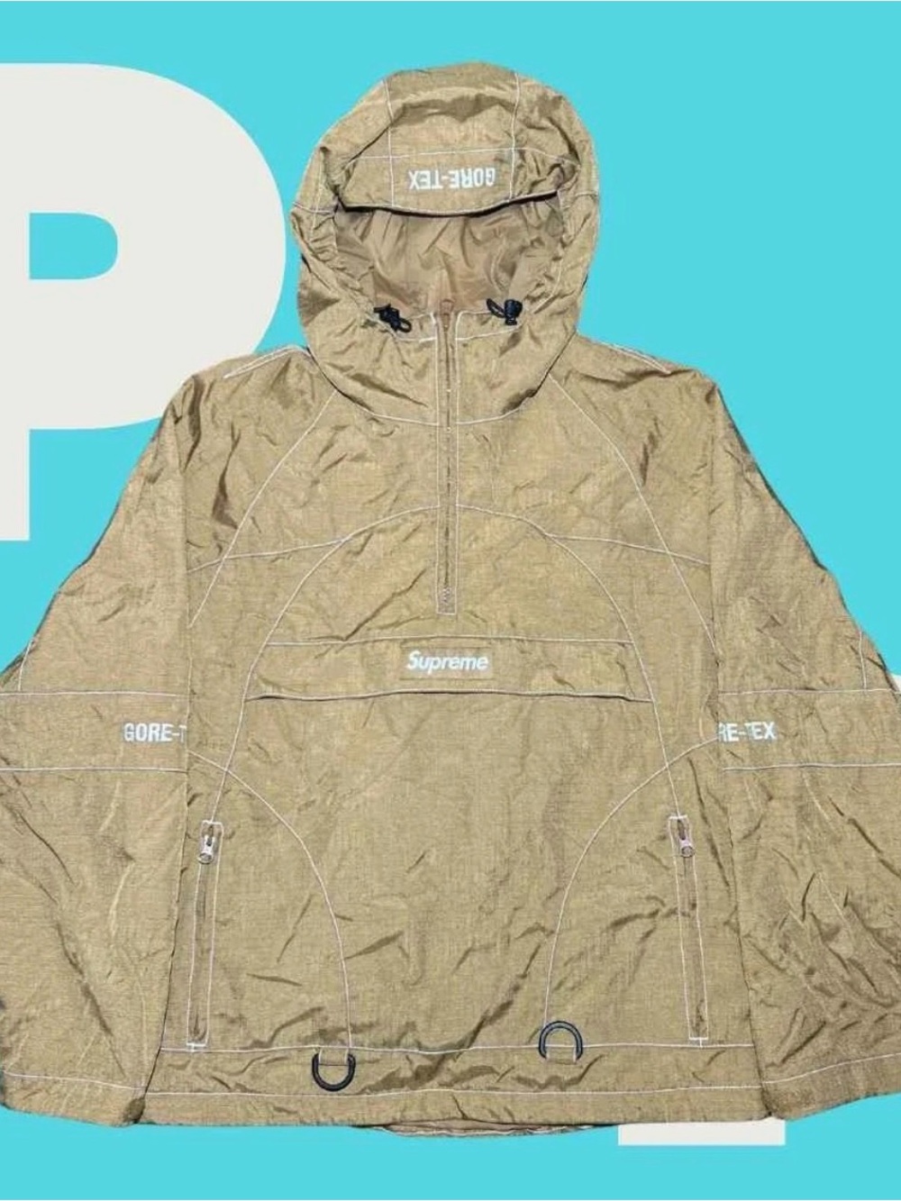 Supreme GORE-TEX Contrast Stitch Anorak (Small)